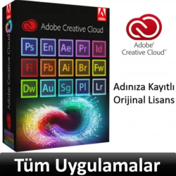 (1 Yıllık) Adobe Creative Cloud Tüm Uygulamalar